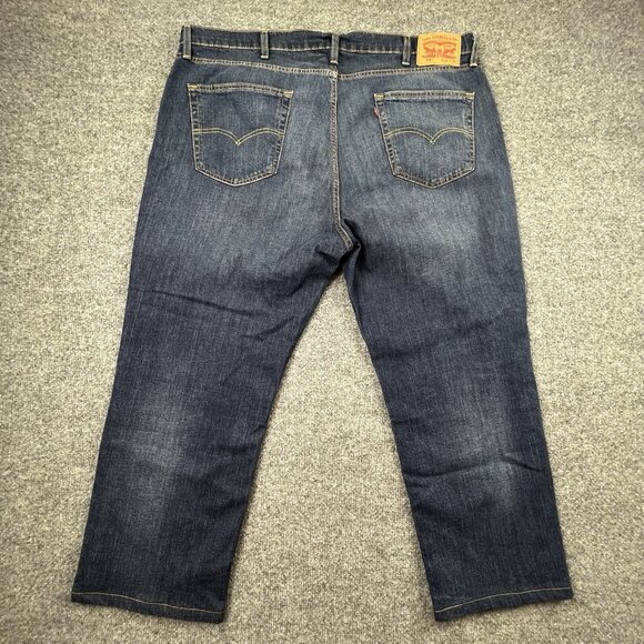 Levi’s 541 Athletic Taper Jeans Men’s 44x30 Dark Wash Blue Denim Zip Fly - Picture 2 of 7